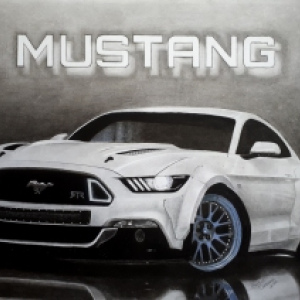 A3 - Mustang 2019 - Art Print